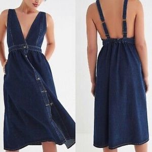 NWOT URBAN OUTFITTERS Denim Midi Dress